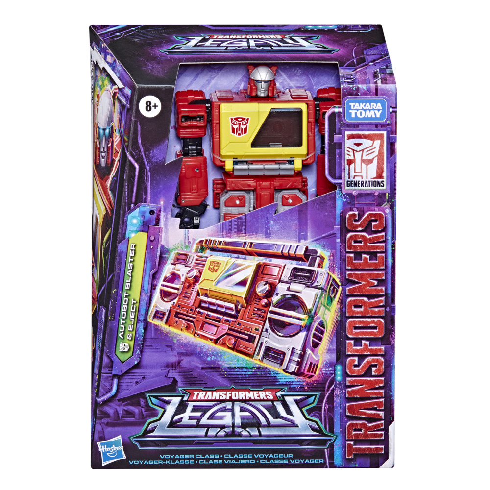 FIGURA FAN TRANSFORMERS LEGACY VOYAGER BLASTER & EJECT - 1