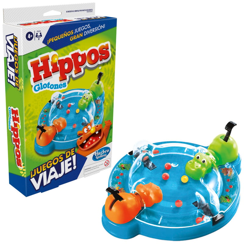 JUEGO DE MESA HASBRO GAMING HIPPOS GLOTONES GRAB AND GO - 3