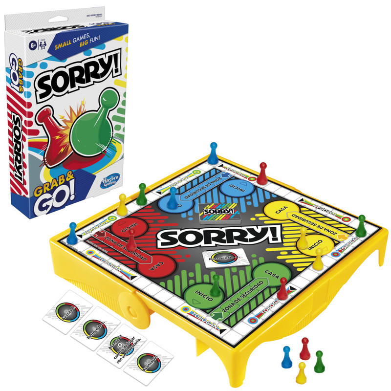 JUEGO DE MESA HASBRO GAMING SORRY! GRAB AND GO - 3