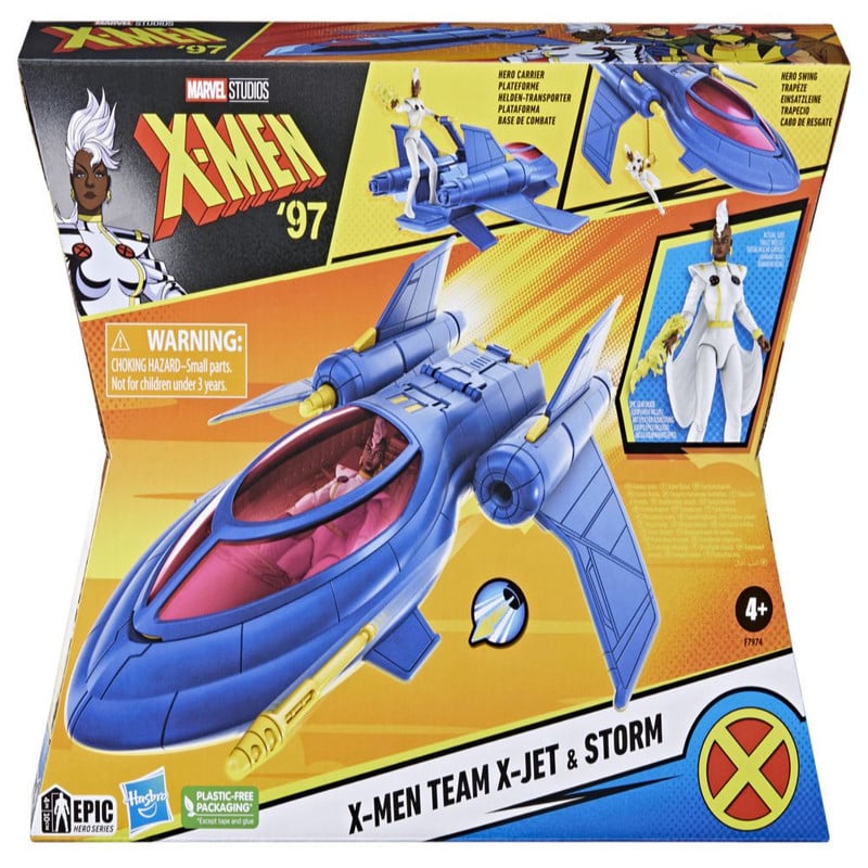 FIGURA DE ACCIÓN MARVEL STUDIOS X-MEN '97 JET DEL EQUIPO X-MEN Y STORM - 2