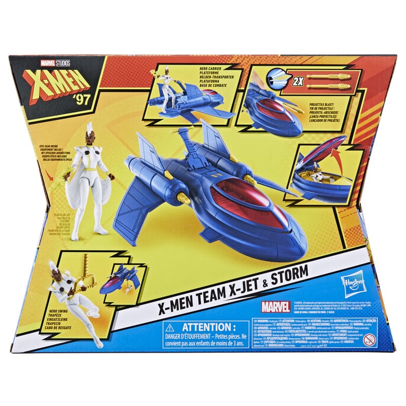 FIGURA DE ACCIÓN MARVEL STUDIOS X-MEN '97 JET DEL EQUIPO X-MEN Y STORM - 4