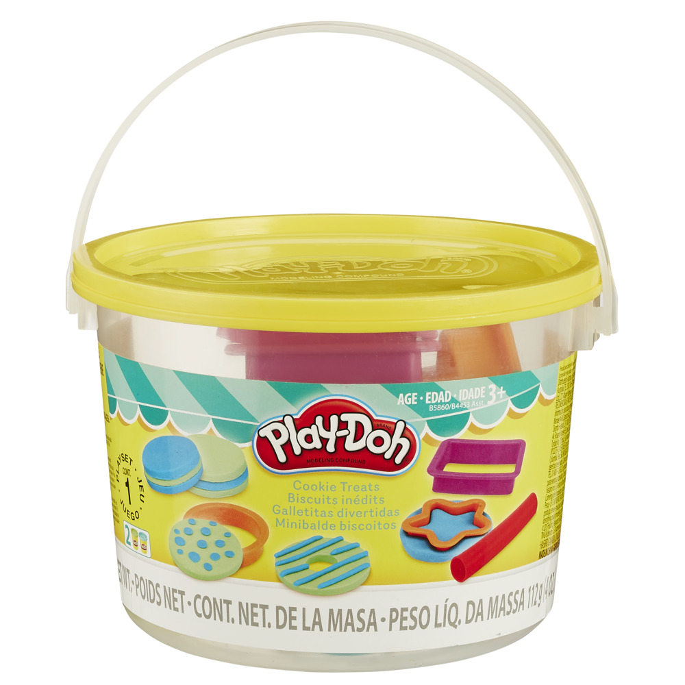 MASAS Y PLASTILINAS PLAY DOH CUBETA GALLETITAS DIVERTIDAS - 1