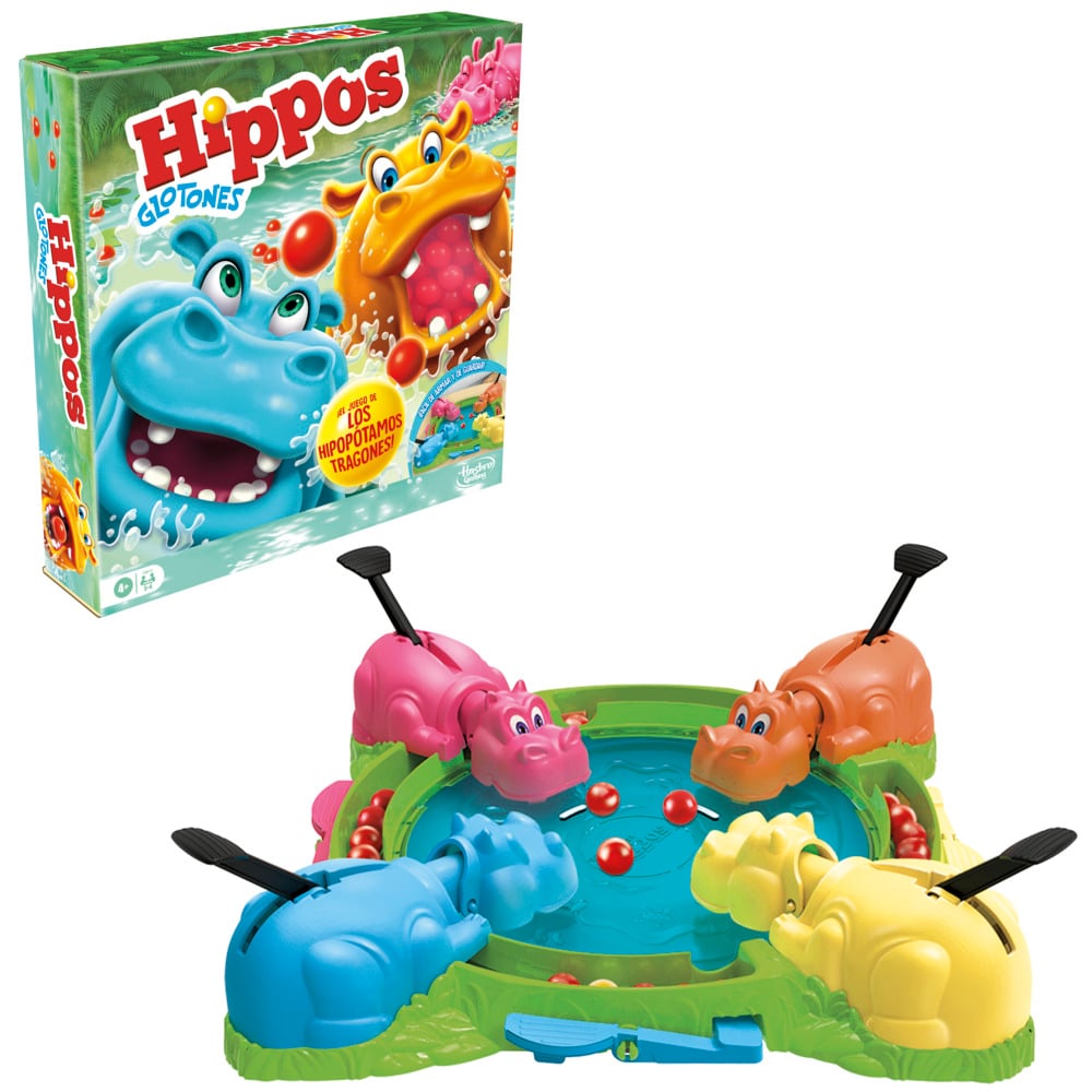 JUEGO DE MESA HASBRO GAMING HIPPOS GLOTONES - 3