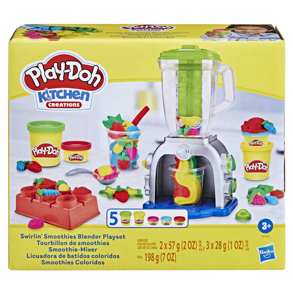 MASAS Y PLASTILINAS PLAY DOH KITCHEN CREATIONS LICUADORA DE BATIDOS COLORIDOS - 1