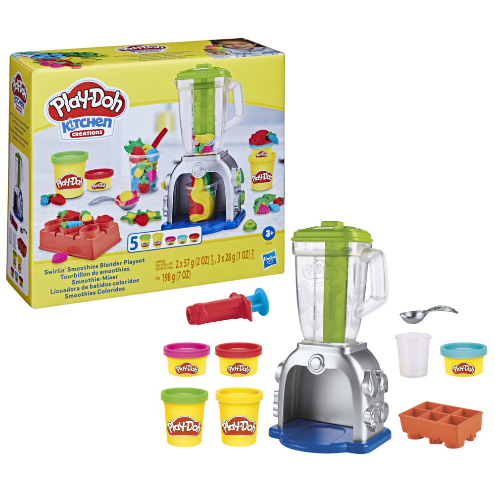 MASAS Y PLASTILINAS PLAY DOH KITCHEN CREATIONS LICUADORA DE BATIDOS COLORIDOS - 3