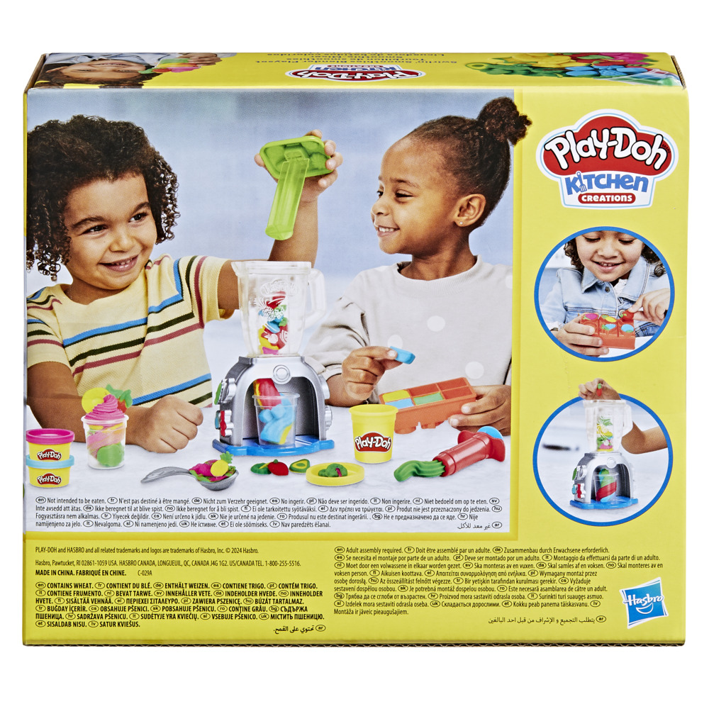 MASAS Y PLASTILINAS PLAY DOH KITCHEN CREATIONS LICUADORA DE BATIDOS COLORIDOS - 4