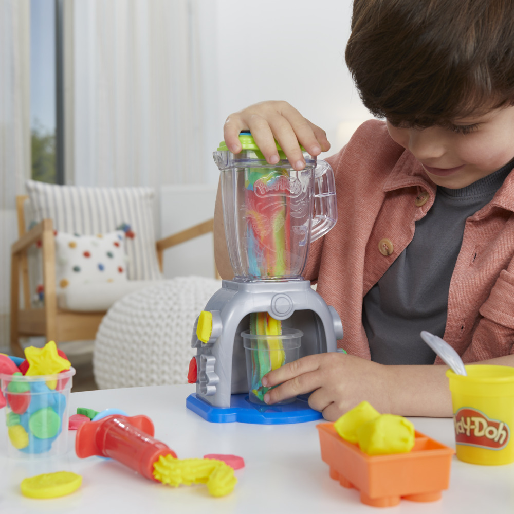 MASAS Y PLASTILINAS PLAY DOH KITCHEN CREATIONS LICUADORA DE BATIDOS COLORIDOS - 6