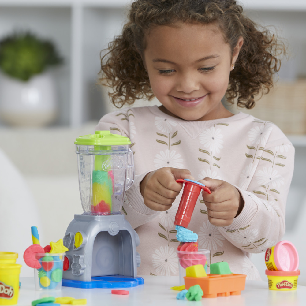 MASAS Y PLASTILINAS PLAY DOH KITCHEN CREATIONS LICUADORA DE BATIDOS COLORIDOS - 8