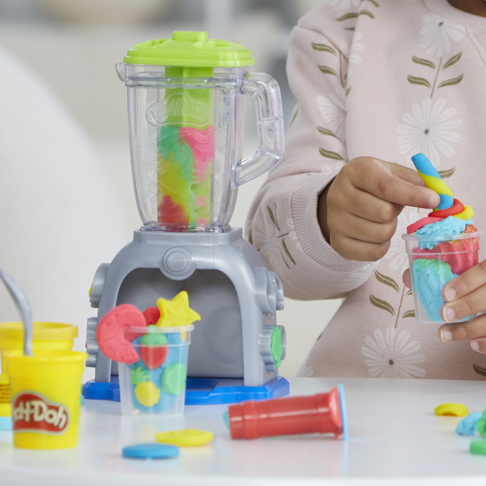 MASAS Y PLASTILINAS PLAY DOH KITCHEN CREATIONS LICUADORA DE BATIDOS COLORIDOS - 9