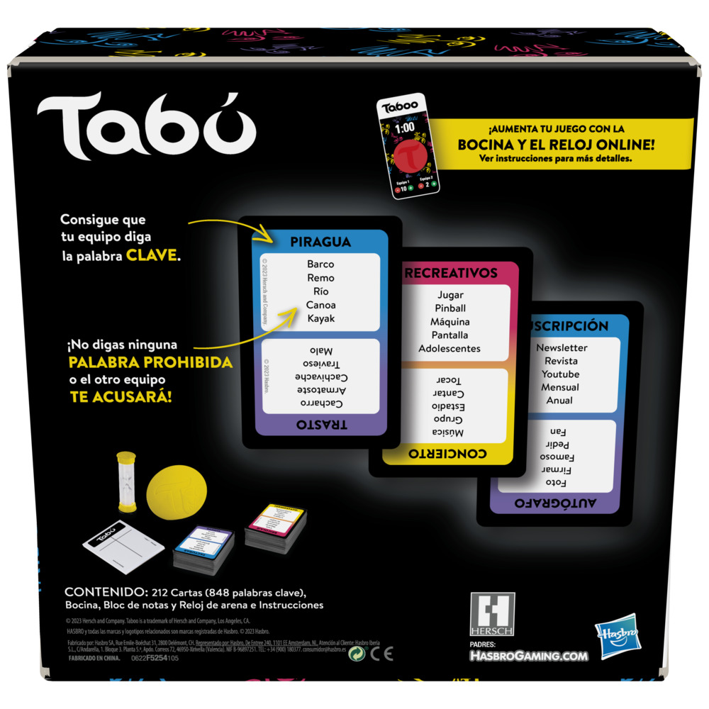 JUEGO DE MESA HASBRO GAMING TABOO - 4