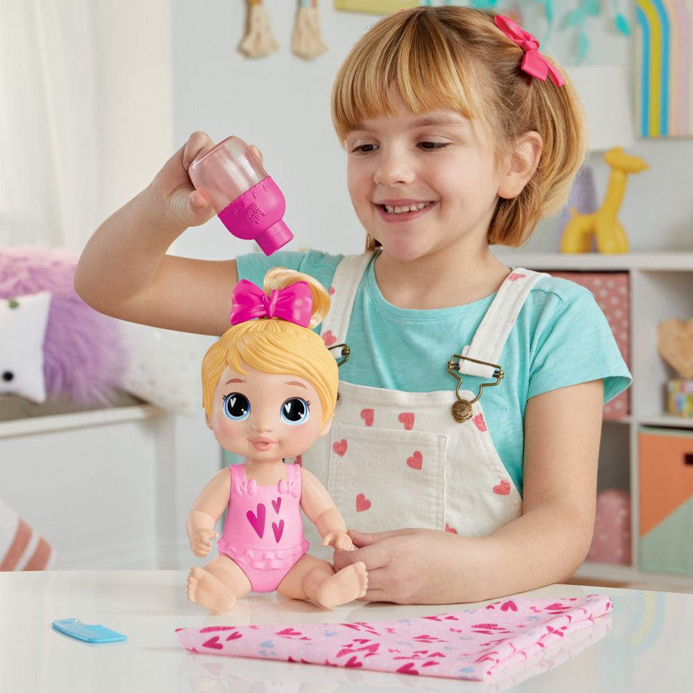 MUÑECA BABY ALIVE BURBUJAS RELAJANTES HARPER HUGS CABELLO RUBIO - 7
