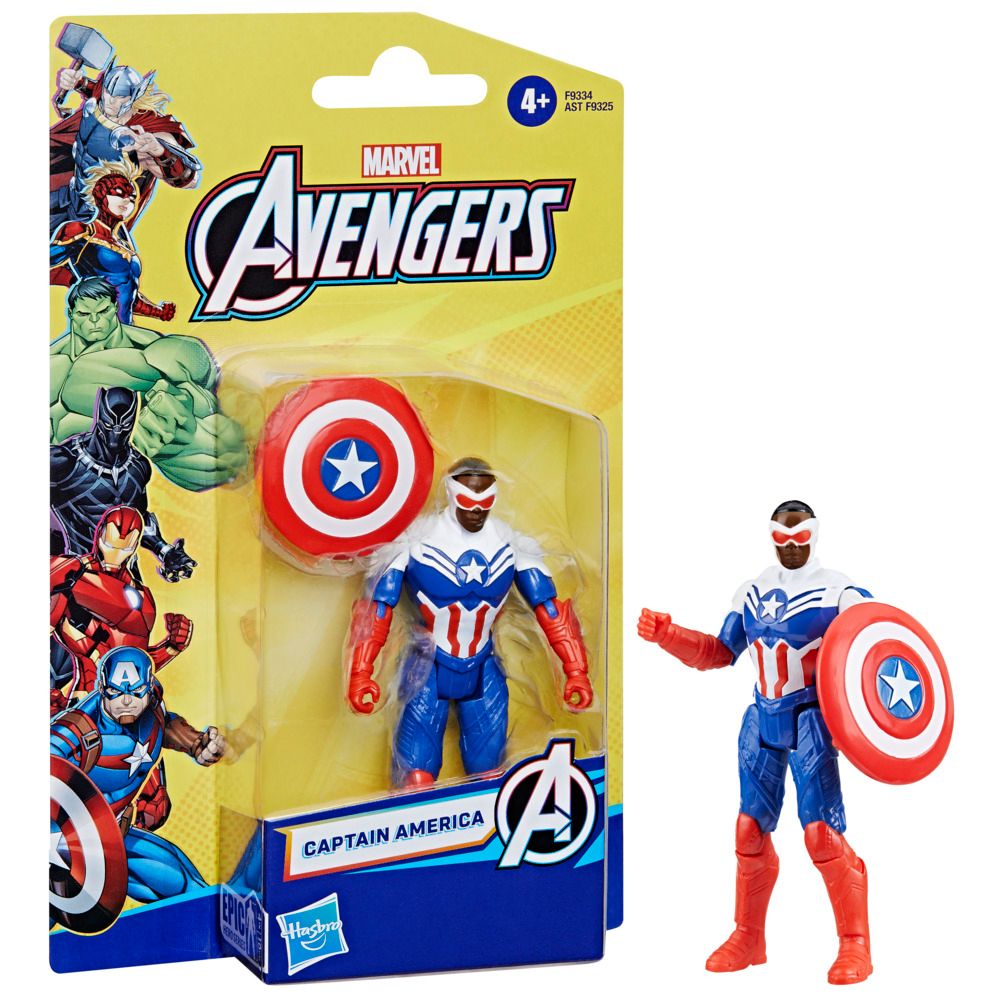 FIGURA DE ACCIÓN MARVEL AVENGERS EPIC HERO SERIES CAPITÁN AMÉRICA - 3