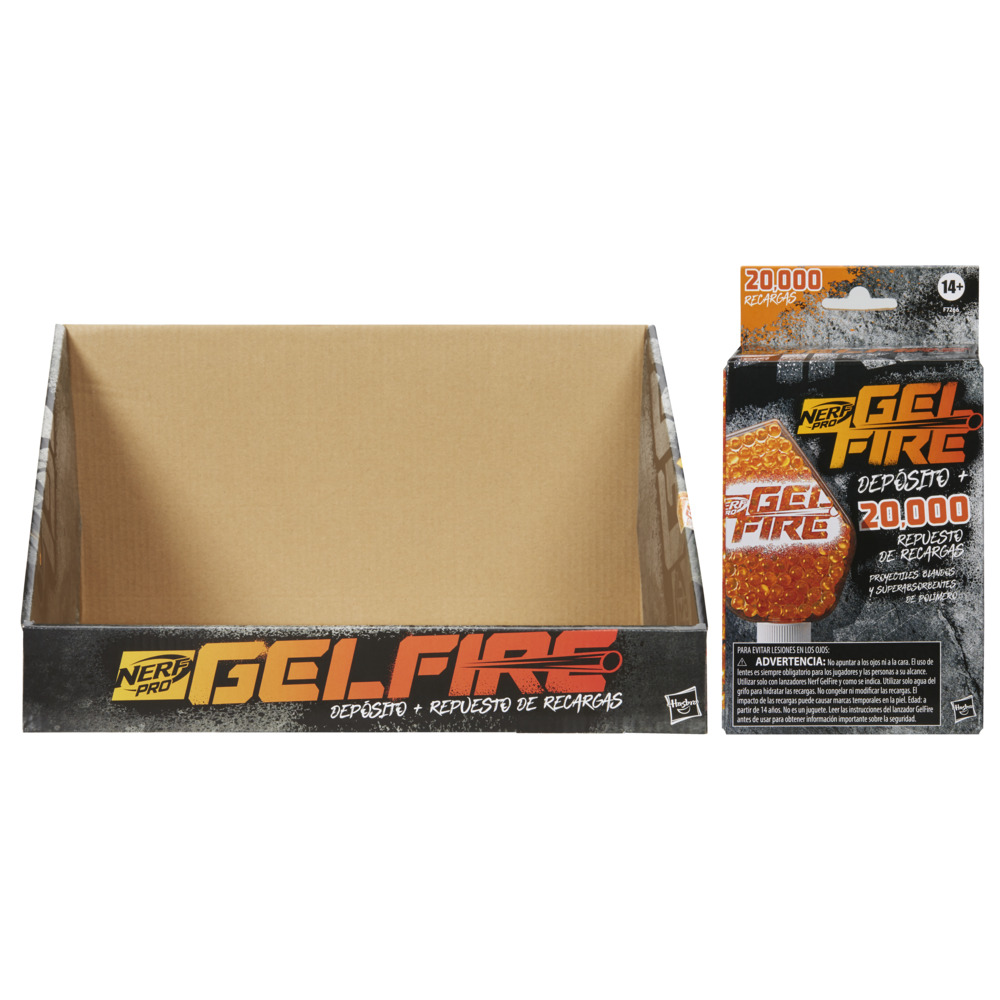 REPUESTO NERF PRO GELFIRE NARANJA 20.000 RECARGAS - 3