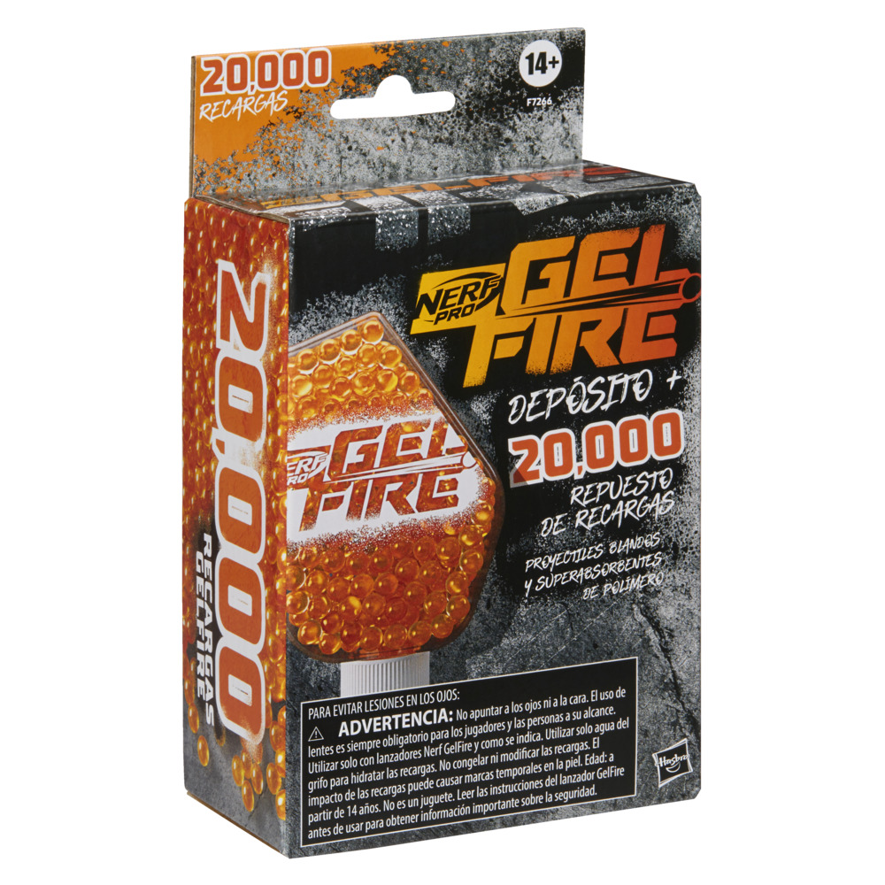 REPUESTO NERF PRO GELFIRE NARANJA 20.000 RECARGAS - 5