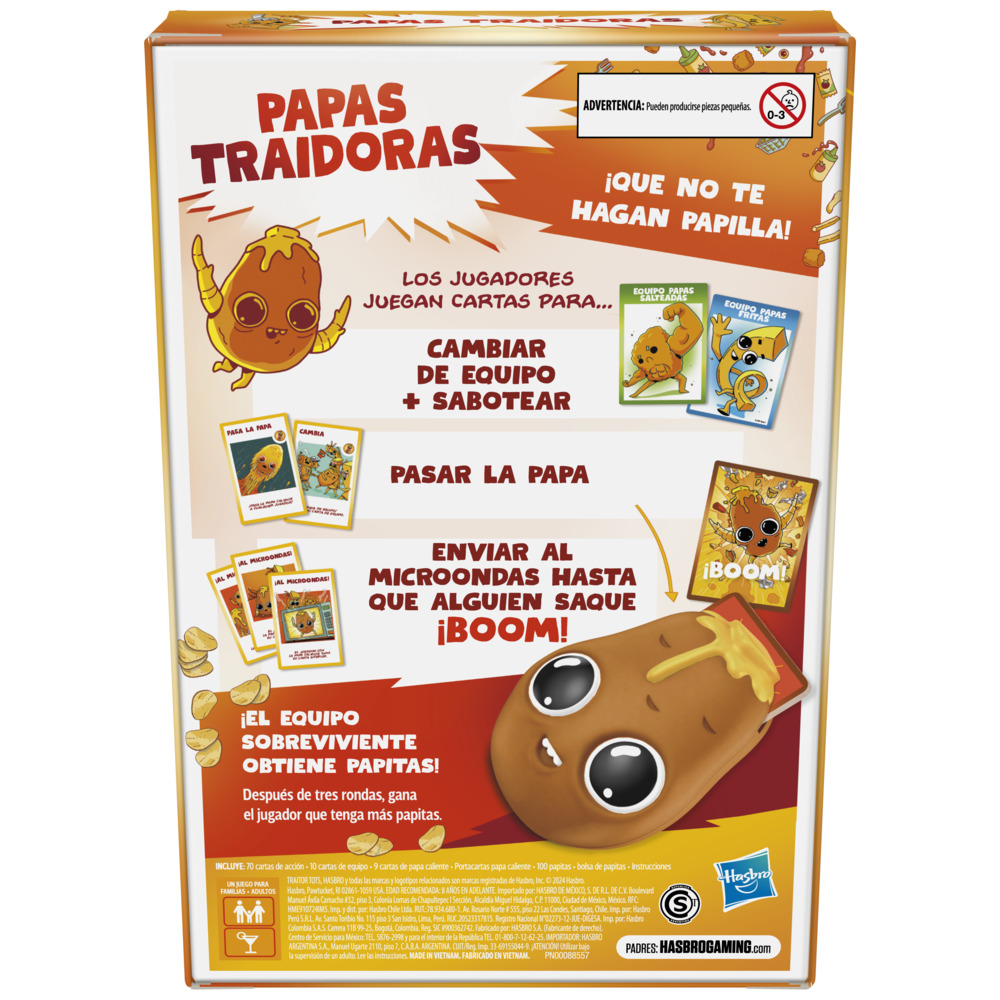 JUEGO DE MESA HASBRO GAMING PAPAS TRAIDORAS - 3