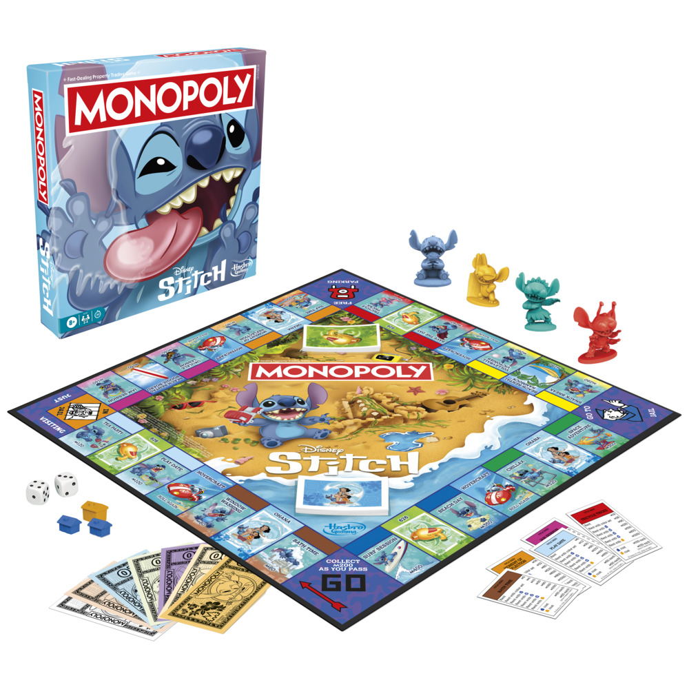 JUEGO DE MESA MONOPOLY EDICIÓN DISNEY STITCH - 3