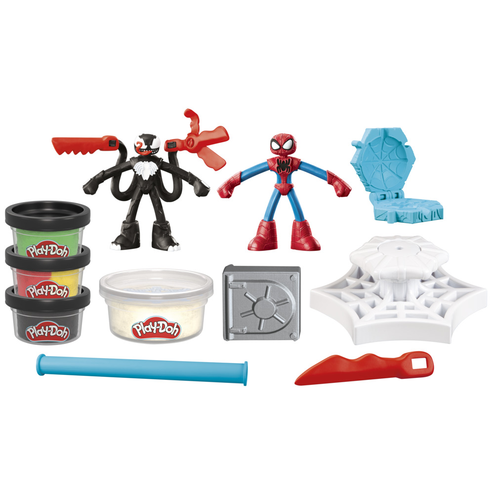 MASAS Y PLASTILINAS PLAY-DOH MARVEL SPIDER-MAN LANZA Y ATRAPA - 2