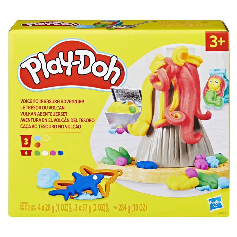 MASAS Y PLASTILINAS PLAY-DOH AVENTURA EN EL VOLCÁN DEL TESORO - 1