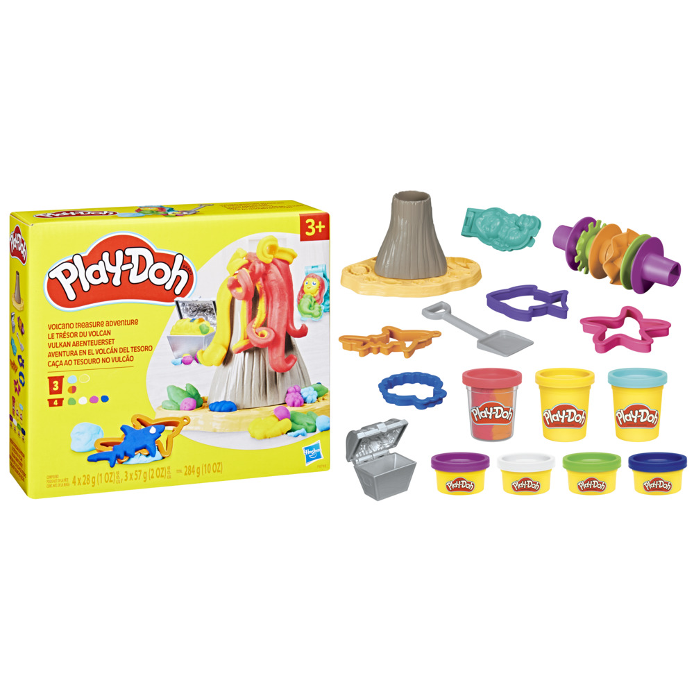 MASAS Y PLASTILINAS PLAY-DOH AVENTURA EN EL VOLCÁN DEL TESORO - 3