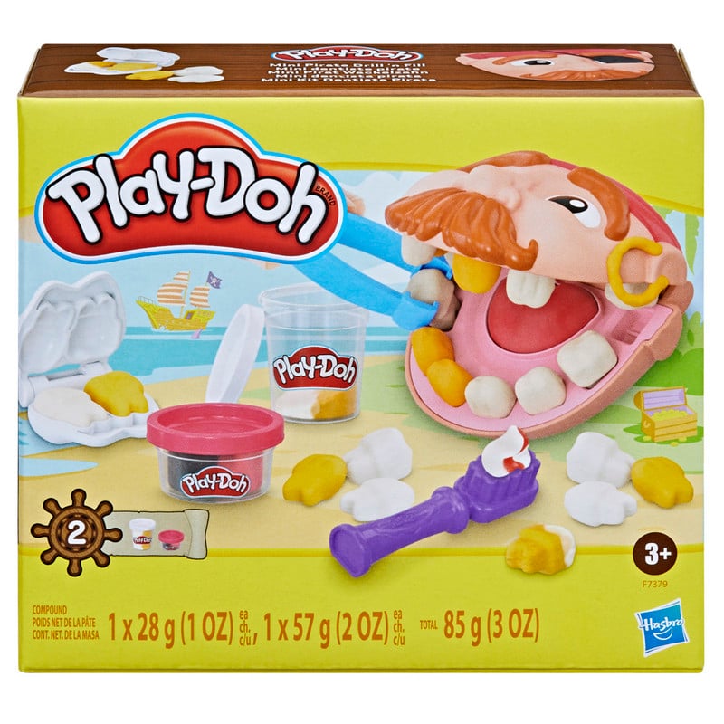 MASAS Y PLASTILINAS PLAY-DOH MINI DENTISTA BROMISTA PIRATA - 1