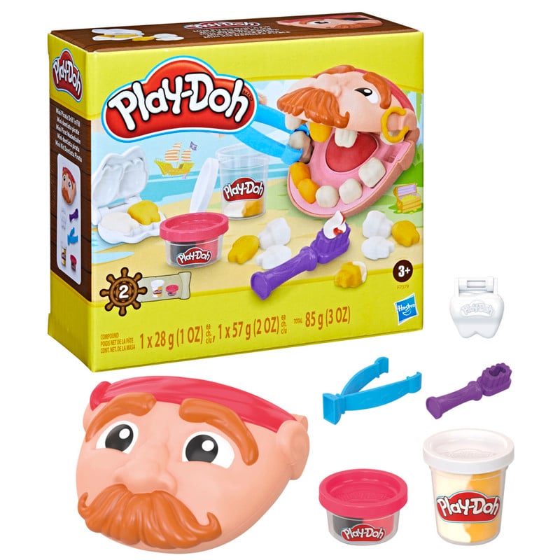 MASAS Y PLASTILINAS PLAY-DOH MINI DENTISTA BROMISTA PIRATA - 3