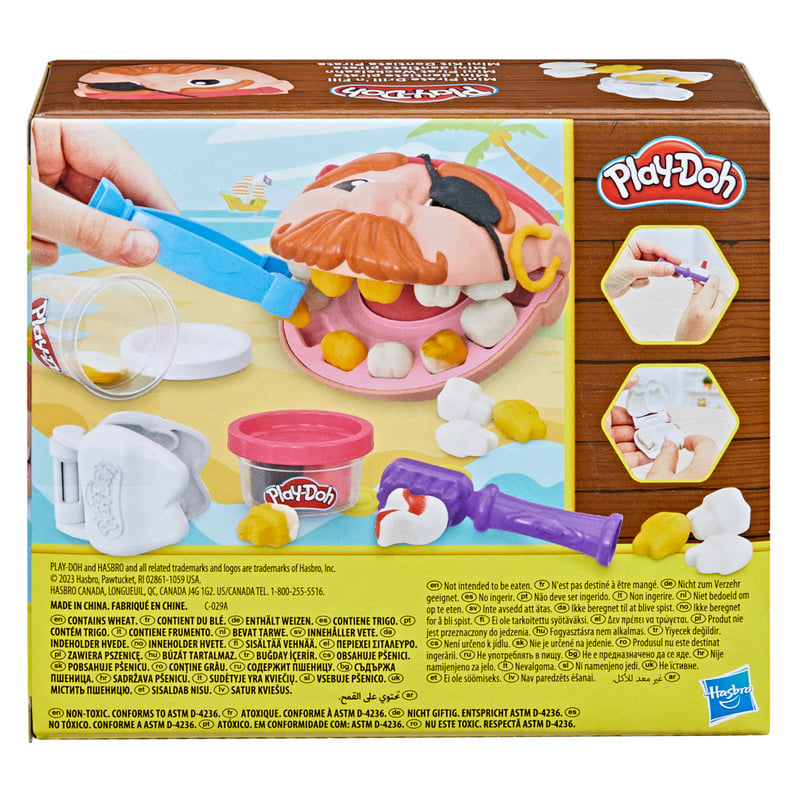 MASAS Y PLASTILINAS PLAY-DOH MINI DENTISTA BROMISTA PIRATA - 4