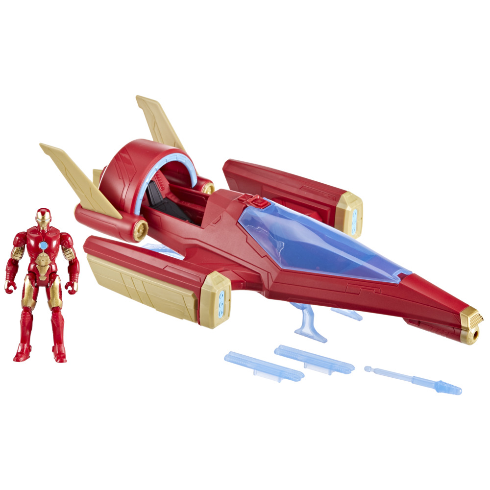 FIGURA DE ACCIÓN MARVEL AVENGERS EPIC HERO SERIES REPULSOR BLAST BATTLE JET IRON MAN - 1