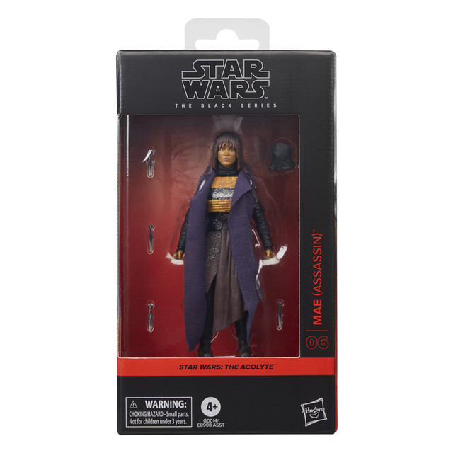FIGURA DE ACCIÓN STAR WARS BLACK SERIES THE ACOLYTE MAE (ASSASSIN) - 2