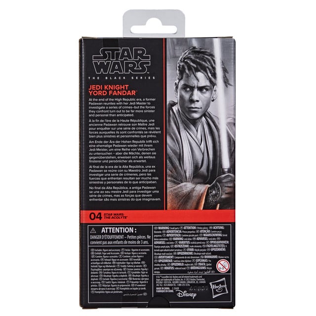 FIGURA DE ACCIÓN STAR WARS THE BLACK SERIES THE ACOLYTE JEDI KNIGHT YORD FANDAR - 4
