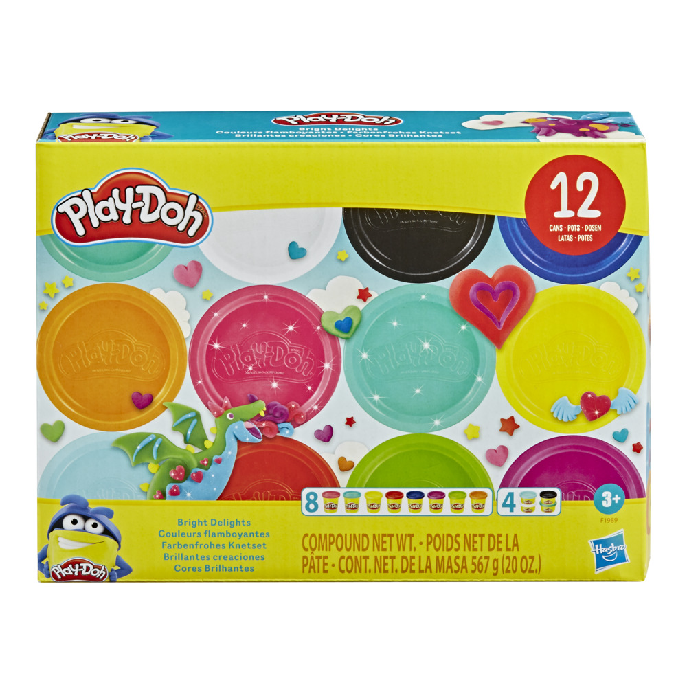 MASAS Y PLASTILINAS PLAY DOH SET BRILLANTES CREACIONES - 2