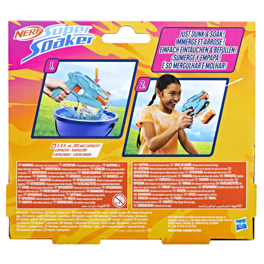 LANZADOR NERF SUPER SOAKER MINI DUNK-FILL - 4