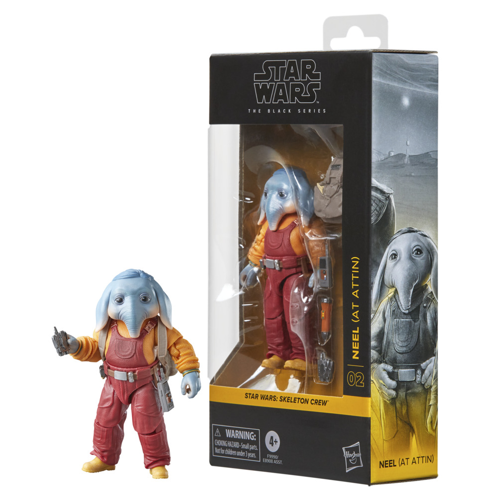 FIGURA DE ACCIÓN STAR WARS THE BLACK SERIES SKELETON CREW NEEL (AT ATTIN) - 3