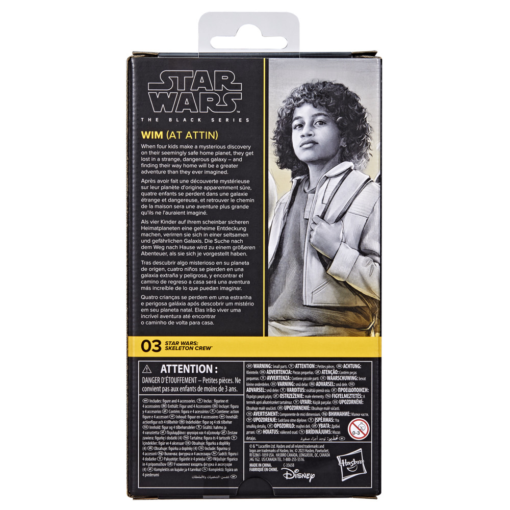 FIGURA DE ACCIÓN STAR WARS THE BLACK SERIES SKELETON CREW WIM (AT ATTIN) - 4