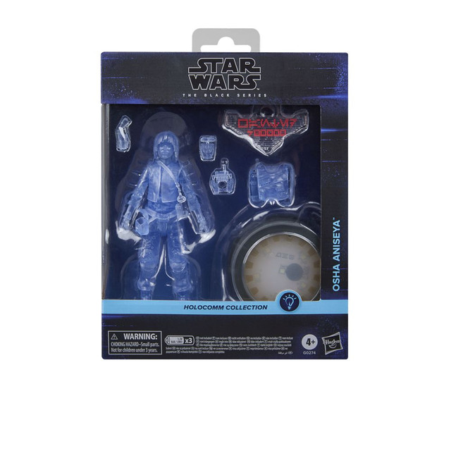 FIGURA ACCIÓN STAR WARS THE BLACK SERIES HOLOCOMM OSHA ANISEYA - 2