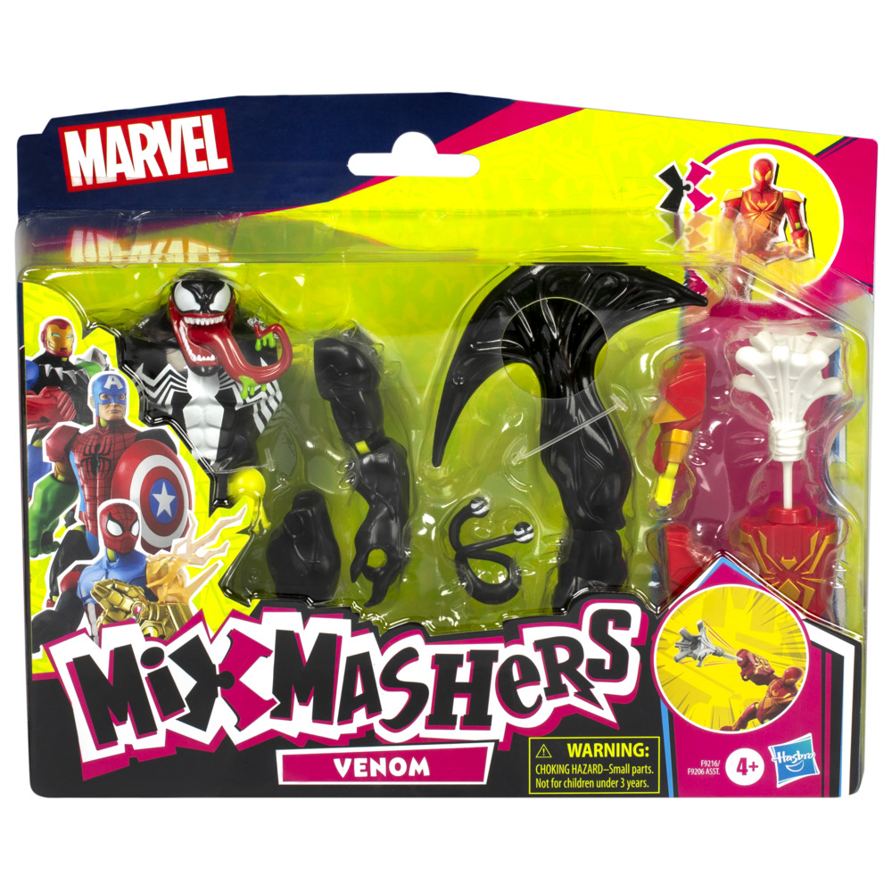 FIGURA DE ACCIÓN SPIDERMAN MIXMASHERS VENOM - 2