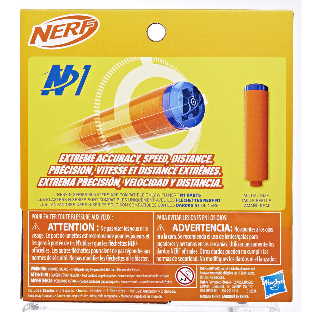 LANZADOR NERF N SERIES FLEX 2 DARDOS - 4