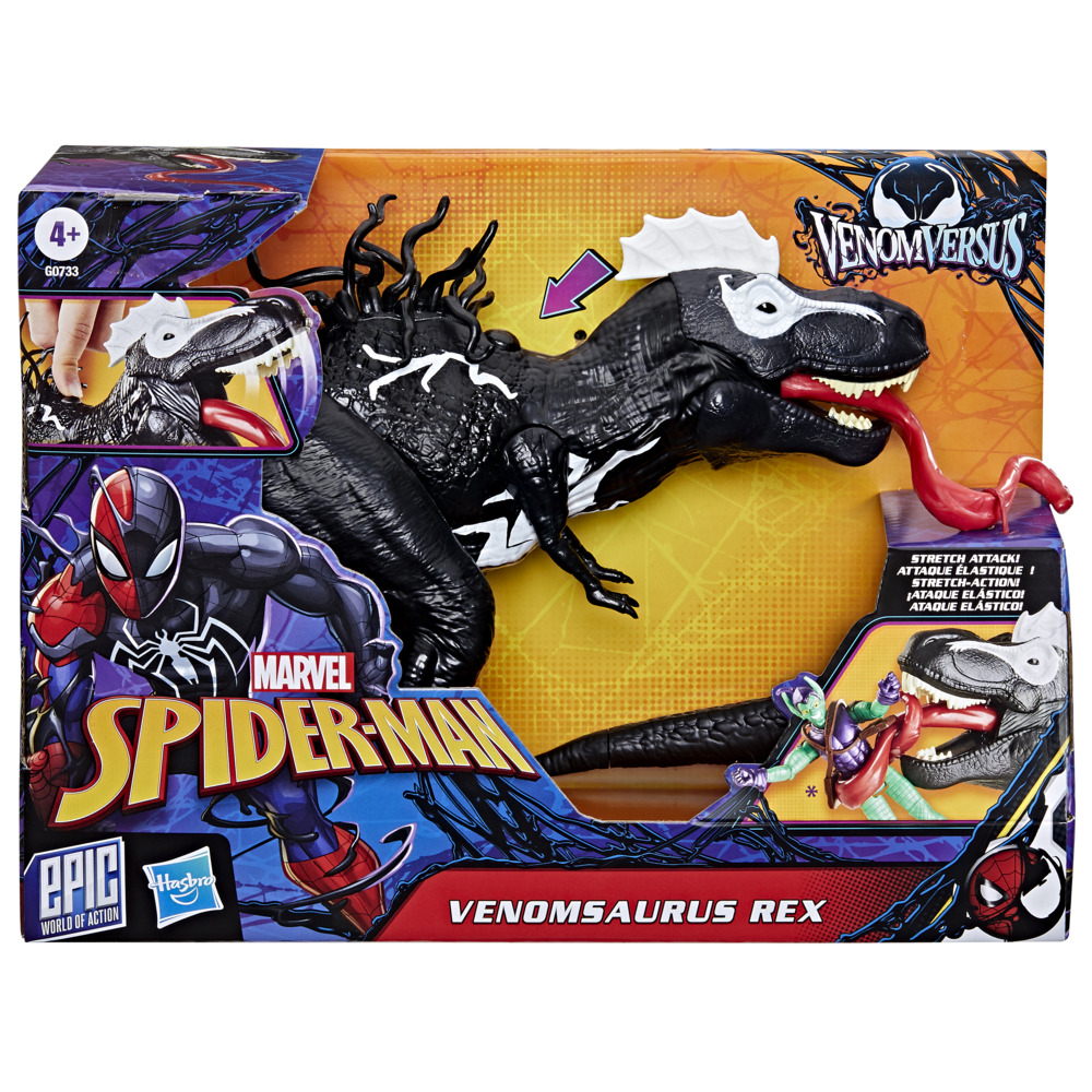 FIGURA DE ACCIÓN SPIDERMAN EPIC WORLD OF ACTION VENOMVERSUS VENOMSAURUS REX - 2