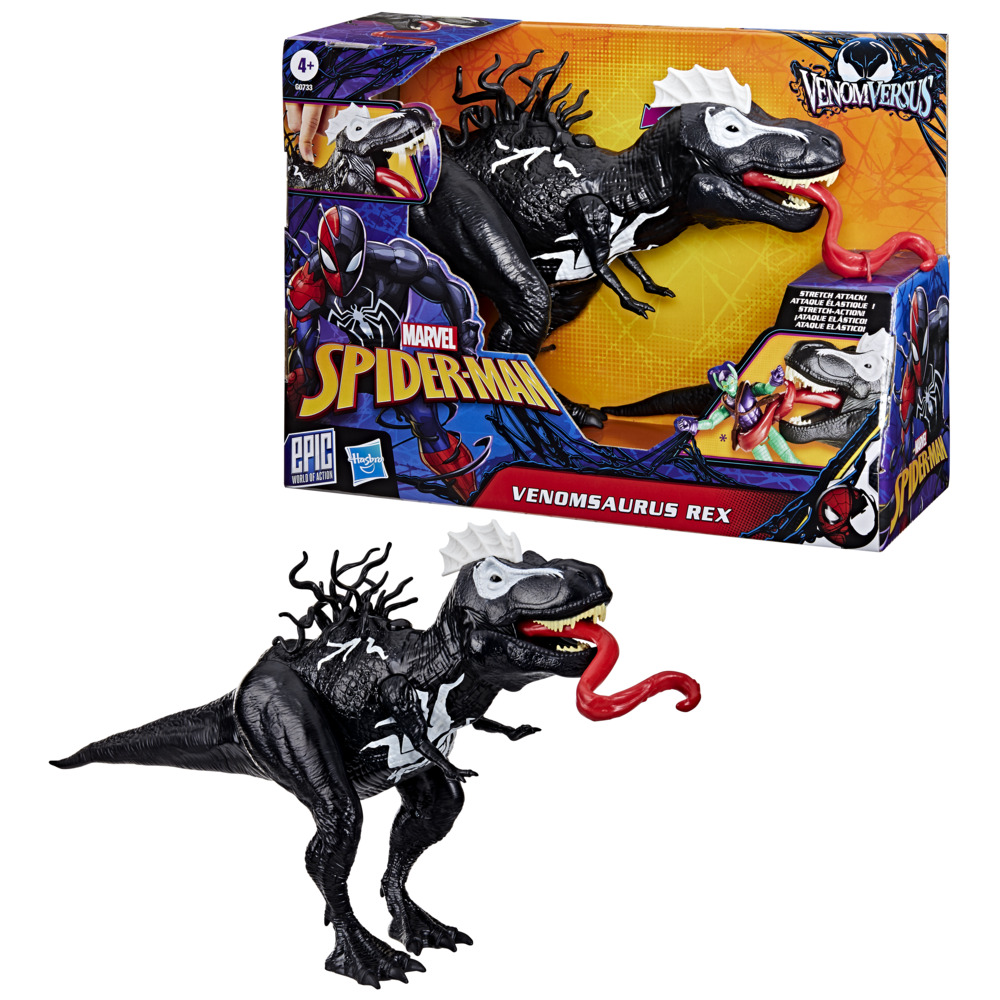 FIGURA DE ACCIÓN SPIDERMAN EPIC WORLD OF ACTION VENOMVERSUS VENOMSAURUS REX - 3