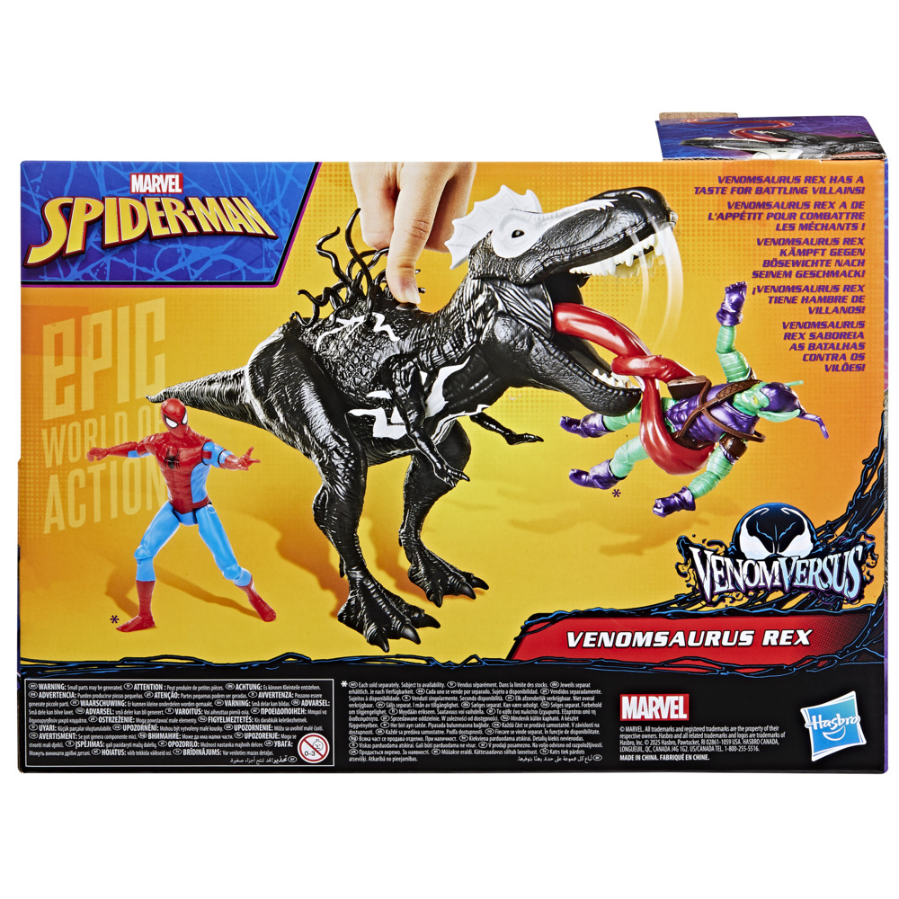 FIGURA DE ACCIÓN SPIDERMAN EPIC WORLD OF ACTION VENOMVERSUS VENOMSAURUS REX - 4