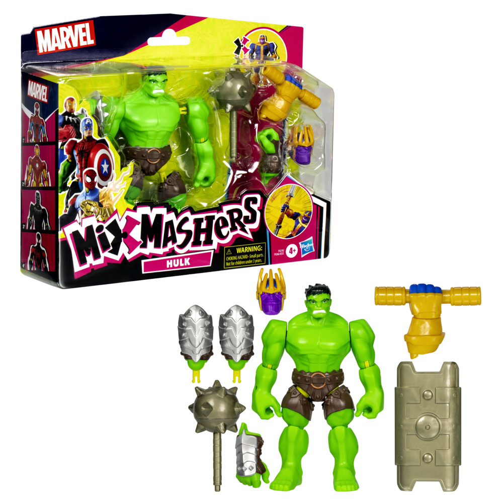 FIGURA DE ACCIÓN MARVEL AVENGERS MIXMASHERS HULK - 3