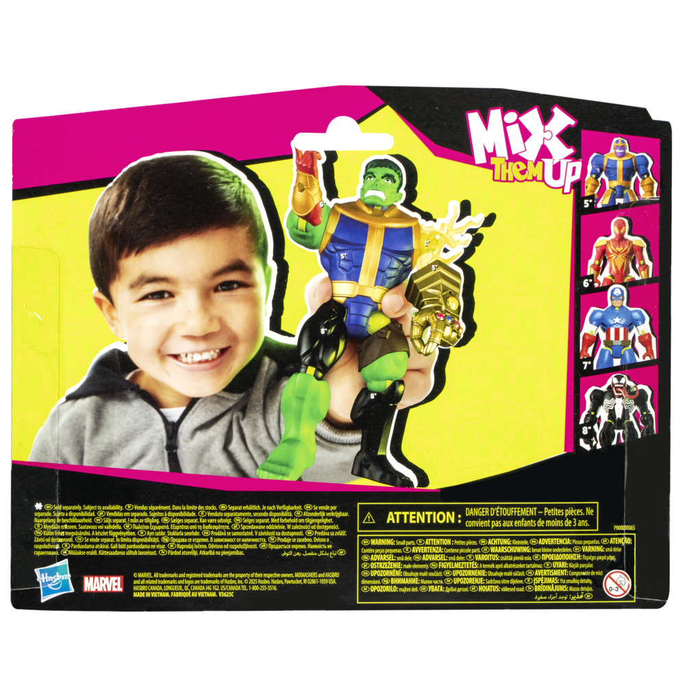 FIGURA DE ACCIÓN MARVEL AVENGERS MIXMASHERS HULK - 4