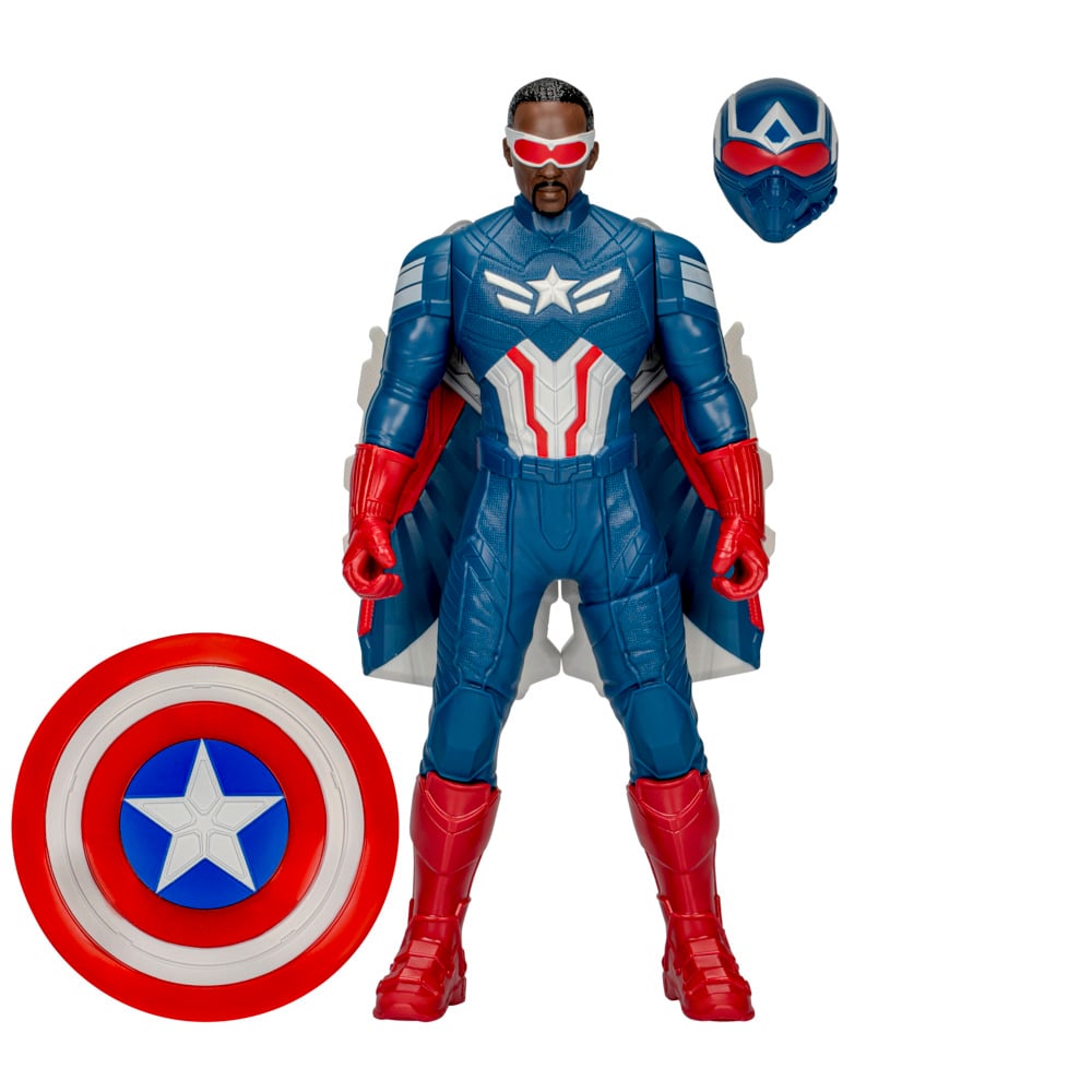 FIGURA DE ACCIÓN MARVEL AVENGERS BRAVE NEW WORLD MODO VUELO CAPITÁN AMÉRICA - 1