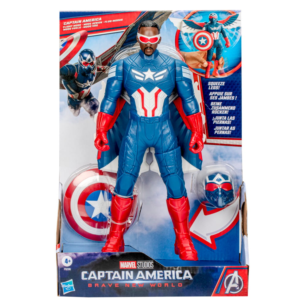 FIGURA DE ACCIÓN MARVEL AVENGERS BRAVE NEW WORLD MODO VUELO CAPITÁN AMÉRICA - 2