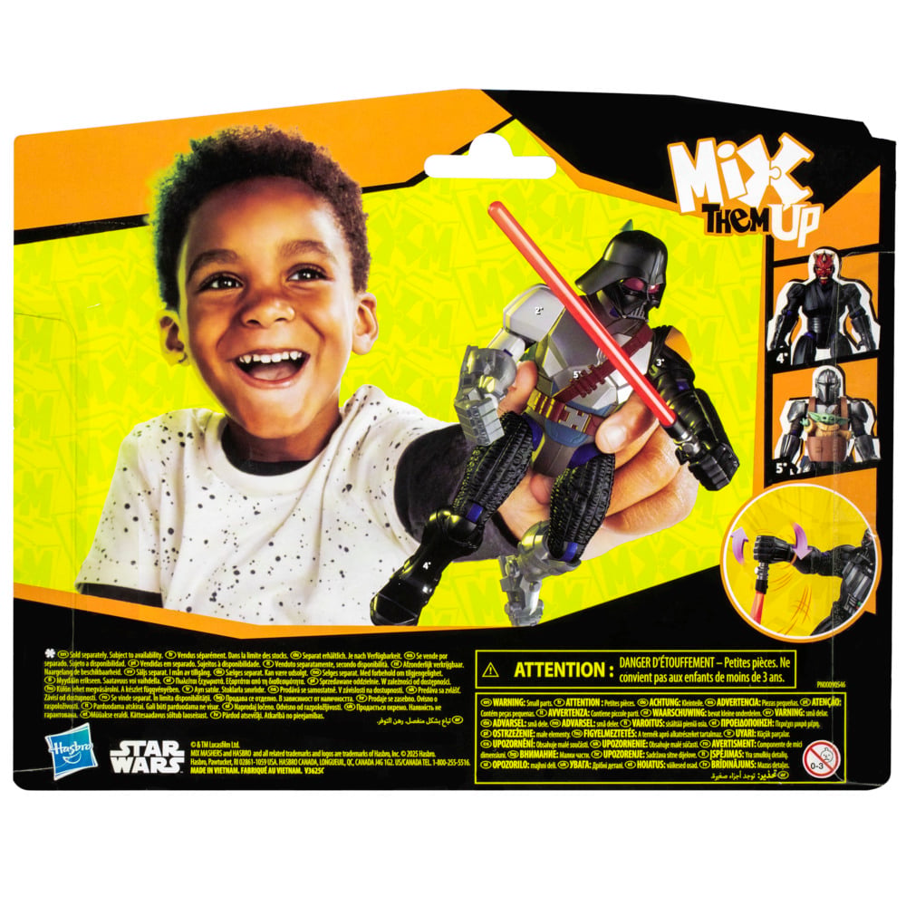 FIGURA DE ACCIÓN STAR WARS MIXMASHERS DARTH VADER - 4