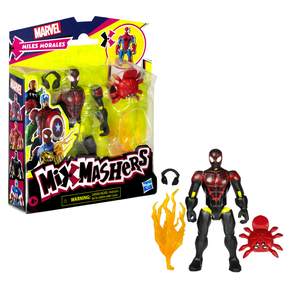 FIGURA DE ACCIÓN SPIDERMAN MIXMASHERS MILES MORALES - 3