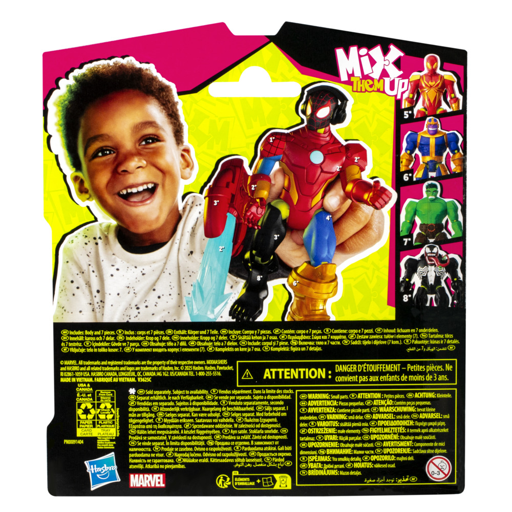 FIGURA DE ACCIÓN SPIDERMAN MIXMASHERS MILES MORALES - 4