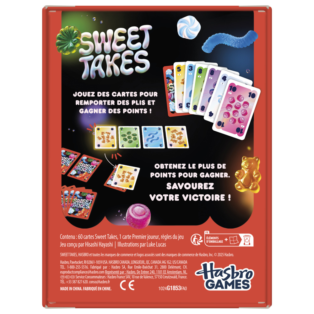JUEGO DE MESA HASBRO GAMES SWEET TAKES - 4