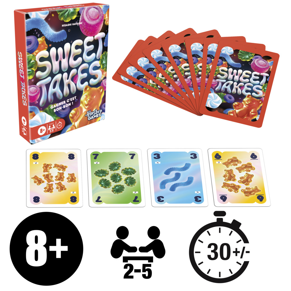 JUEGO DE MESA HASBRO GAMES SWEET TAKES - 6