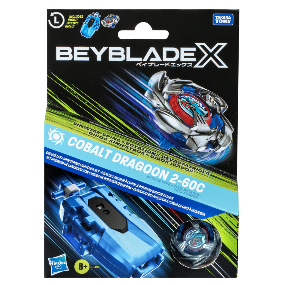 LANZADOR BEYBLADE X COBALT DRAGOON 2-60C - 2