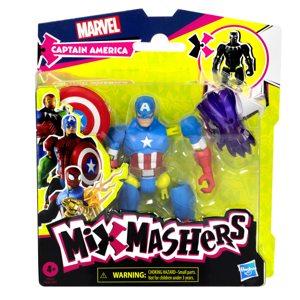 FIGURA DE ACCIÓN MARVEL AVENGERS MIXMASHERS CAPITÁN AMÉRICA - 2